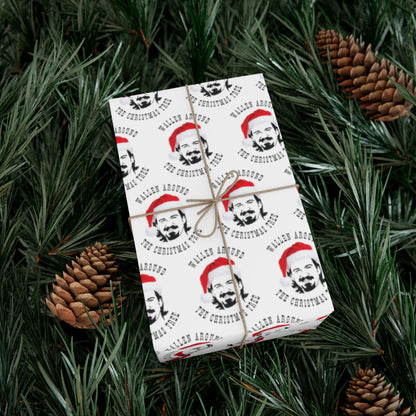 Morgan Wallen "Wallen Around The Christmas Tree" Christmas Wrapping Paper, Morgan Wallen Holiday Gift Wrap, Morgan Wallen Gift