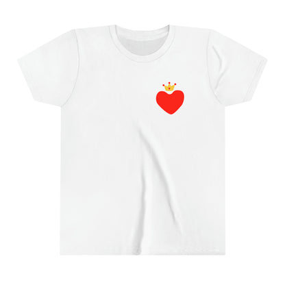 Youth King of Hearts Valentine's Day Shirt, Boys King of Hearts Shirt, Kids Valentine's Day Shirt, King of Hearts Shirt