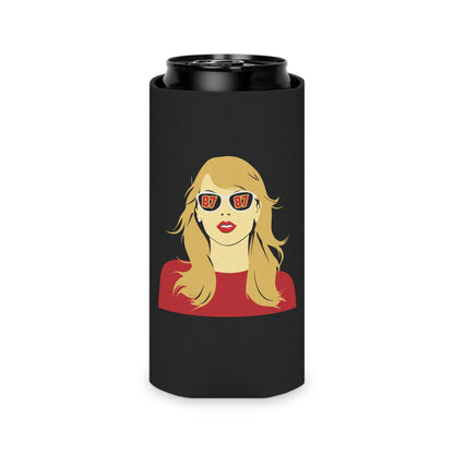 Taylor Swift Kansas City Chiefs Can Cooler - "Chiefs Pride and Swiftie Vibes"