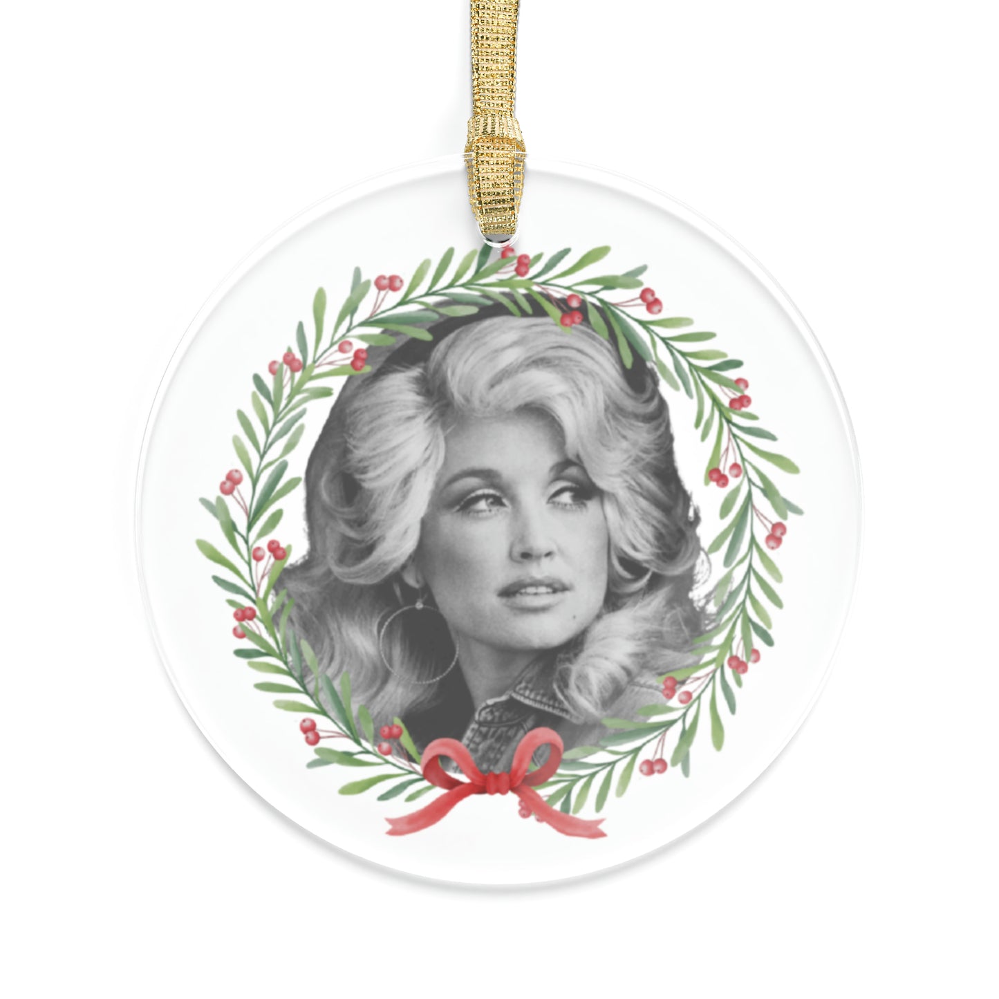 Dolly Parton Christmas Ornament, Dolly Parton Ornament, Dolly Parton Gift, Dolly Parton Gift