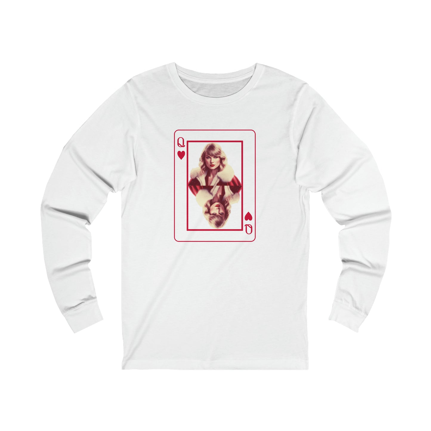 Taylor Swift Queen of Hearts Long Sleeve Women's T-Shirt