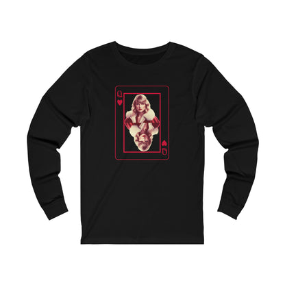 Taylor Swift Queen of Hearts Long Sleeve Women's T-Shirt