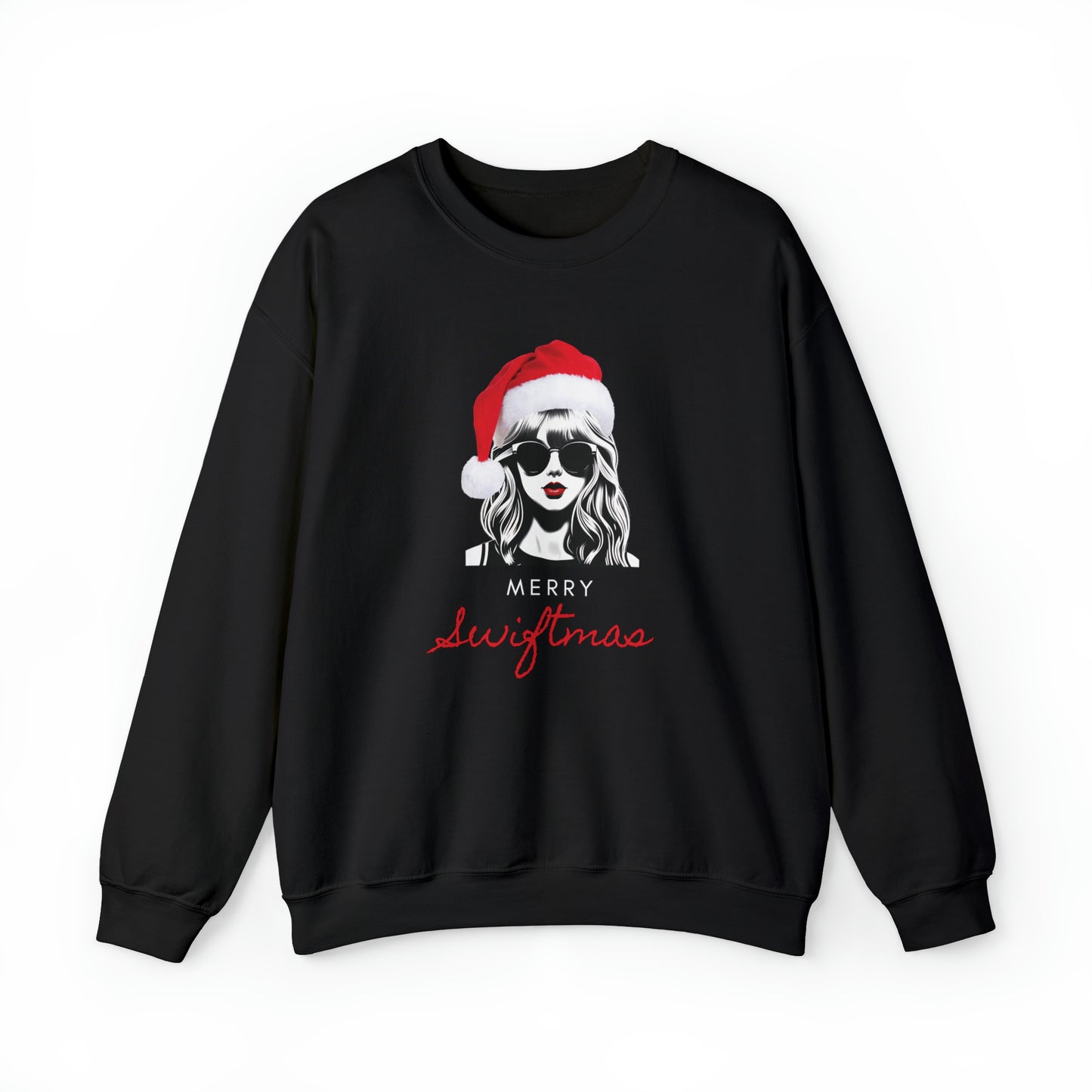 Adult Merry Swiftmas Adult Sweatshirt - Taylor Swift Inspired Holiday Apparel