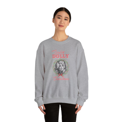 Adult Dolly Parton Sweatshirt, Have a Holly Dolly Christmas, Dolly Parton Shirt - Dolly Parton Inspired Holiday Apparel