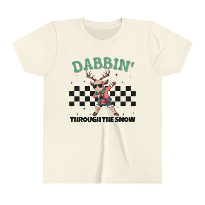 Youth Christmas Shirt, Dabbin' Through The Snow, Kids Christmas Shirt, Teen Christmas Shirt, Boys Christmas Shirt, Girls Christmas Shirt