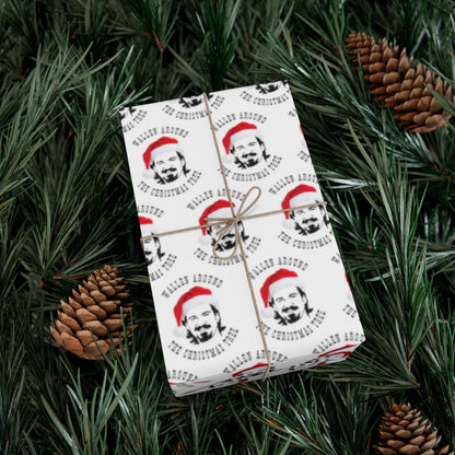 Morgan Wallen "Wallen Around The Christmas Tree" Christmas Wrapping Paper, Morgan Wallen Holiday Gift Wrap, Morgan Wallen Gift