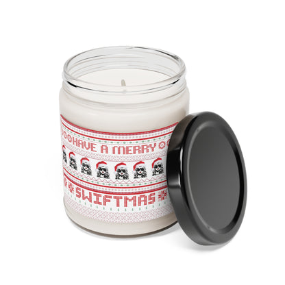 Merry Swiftmas Christmas Candle, Fair Isle, Ugly Christmas Sweater, Swiftie Gift Scented Soy Candle, Taylor Swift gift