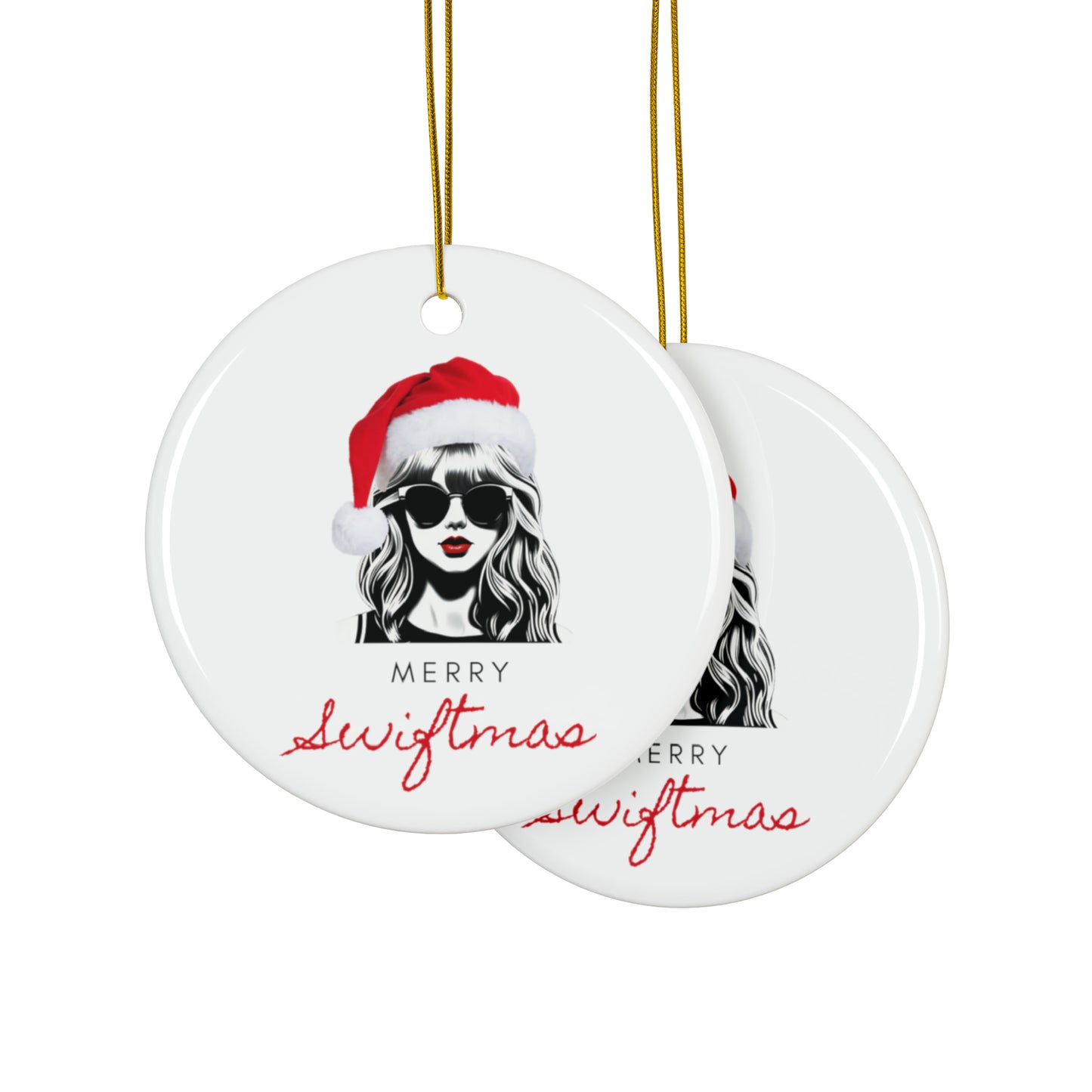 Merry Swiftmas Ornament, Taylor Swift Ornament, Swiftie Gift, Taylor Swift Christmas Gift