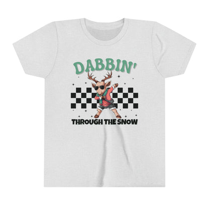 Youth Christmas Shirt, Dabbin' Through The Snow, Kids Christmas Shirt, Teen Christmas Shirt, Boys Christmas Shirt, Girls Christmas Shirt