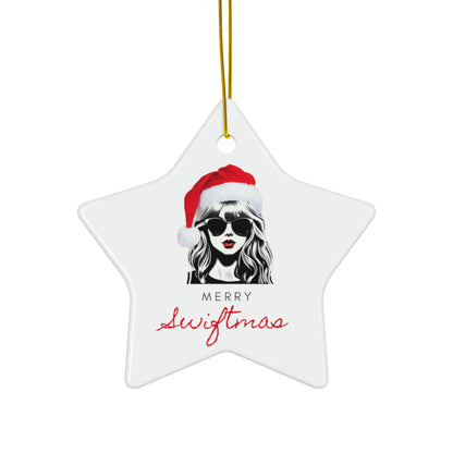 Merry Swiftmas Ornament, Taylor Swift Ornament, Swiftie Gift, Taylor Swift Christmas Gift