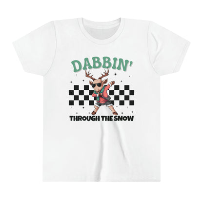 Youth Christmas Shirt, Dabbin' Through The Snow, Kids Christmas Shirt, Teen Christmas Shirt, Boys Christmas Shirt, Girls Christmas Shirt