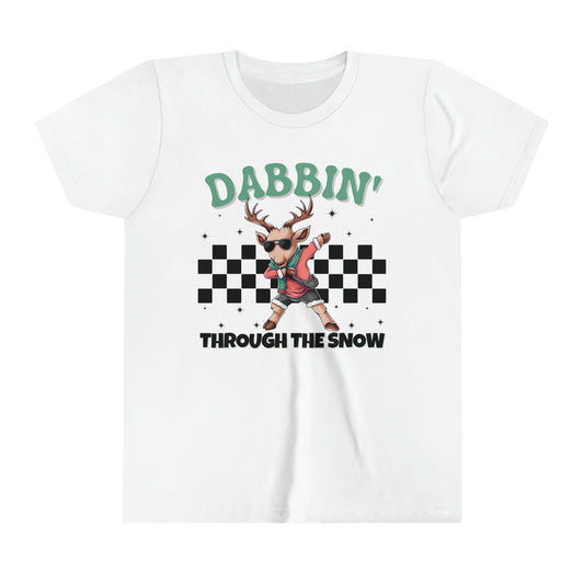 Youth Christmas Shirt, Dabbin' Through The Snow, Kids Christmas Shirt, Teen Christmas Shirt, Boys Christmas Shirt, Girls Christmas Shirt