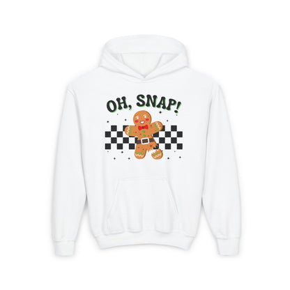 Gingerbread Man, Youth Christmas Sweatshirt, Kids Christmas Shirt, Oh Snap Sweatshirt