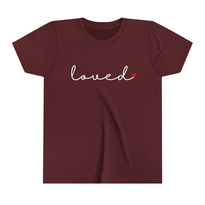 Youth Loved Shirt, Youth Valentine's Shirt, Kids Valentine's Day Shirt