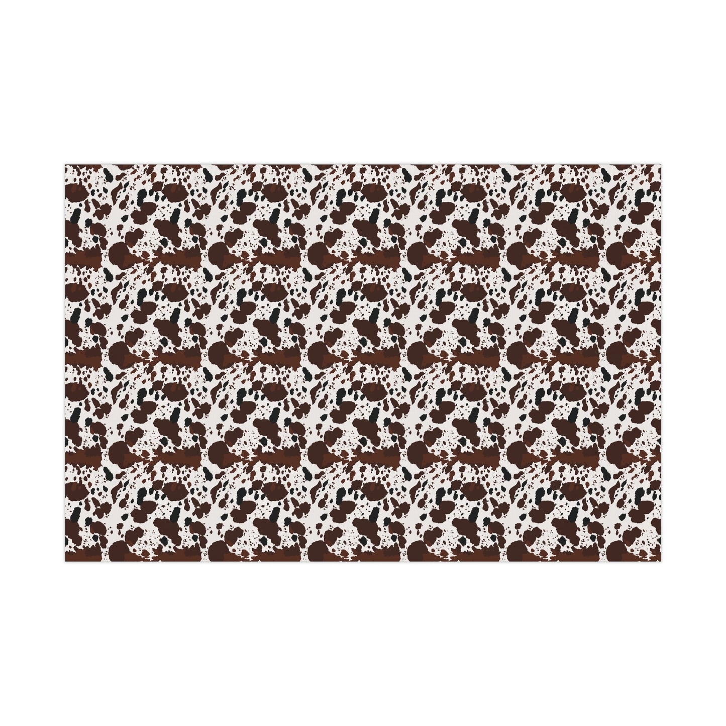 Cowboy Chic Wrapping Paper - Cowhide Design for Western-Style Gifts