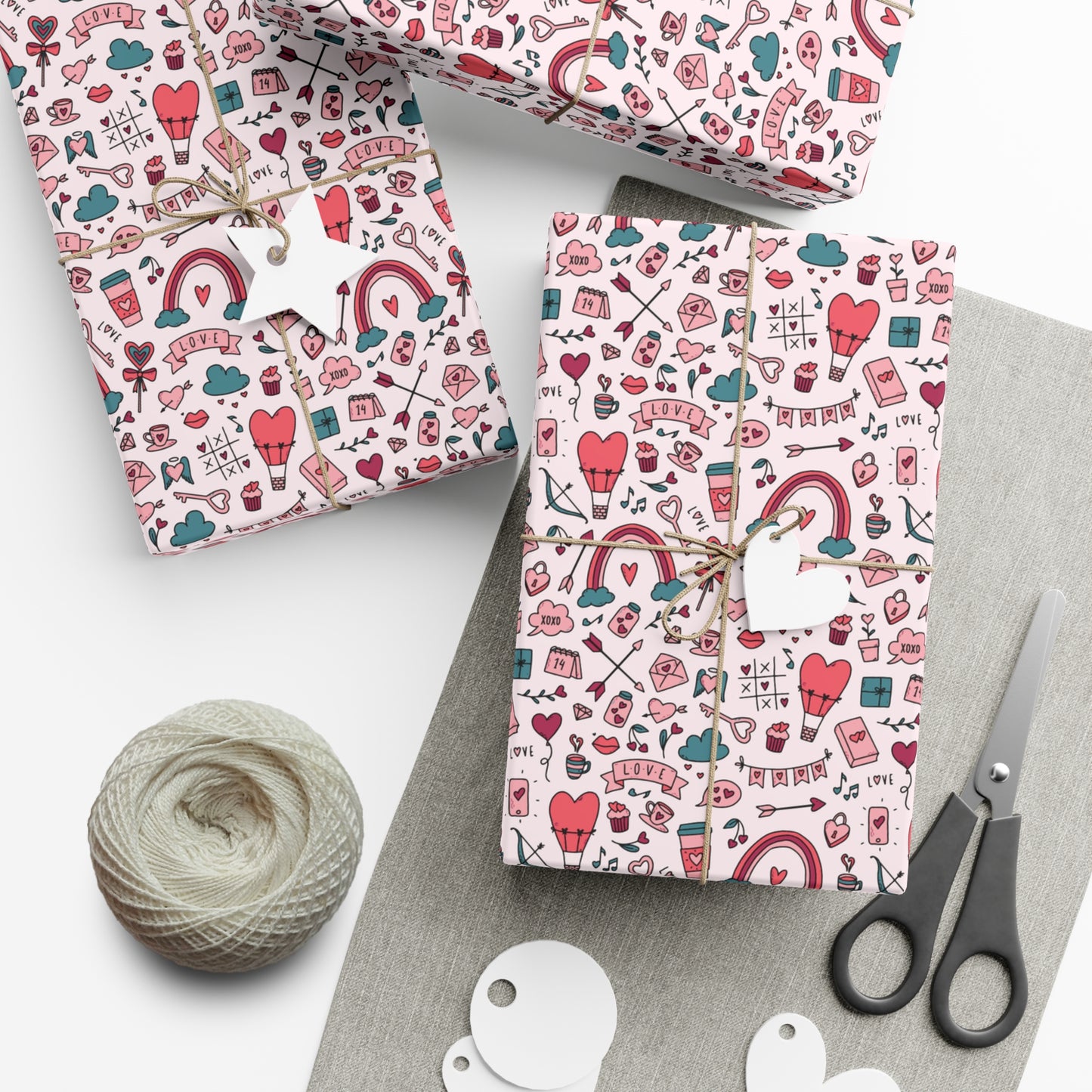 Valentine's Day Paper, Valentine's Day Wrapping Paper, Valentine's Day Gift Wrap