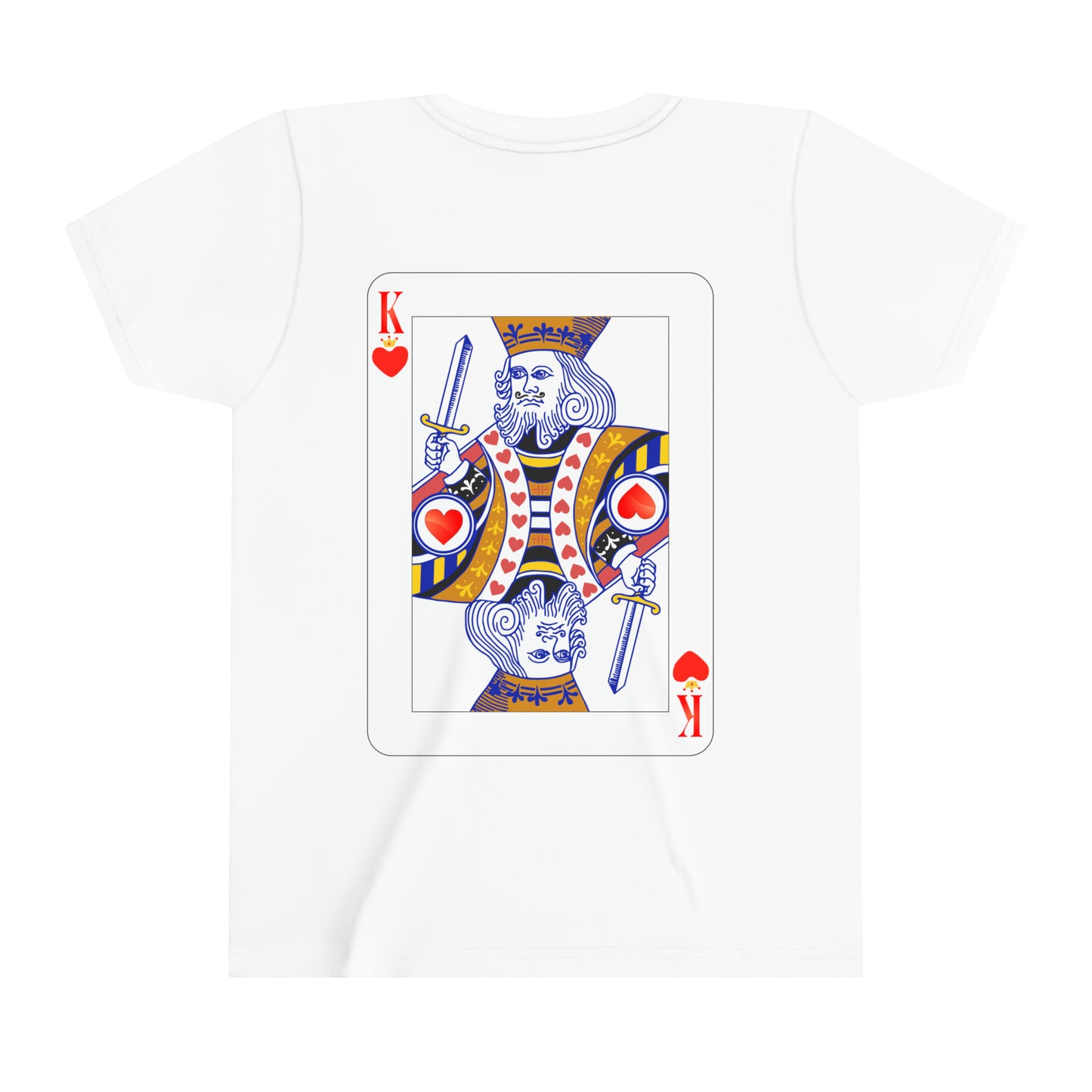 Youth King of Hearts Valentine's Day Shirt, Boys King of Hearts Shirt, Kids Valentine's Day Shirt, King of Hearts Shirt