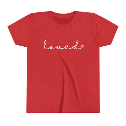 Youth Loved Shirt, Youth Valentine's Shirt, Kids Valentine's Day Shirt