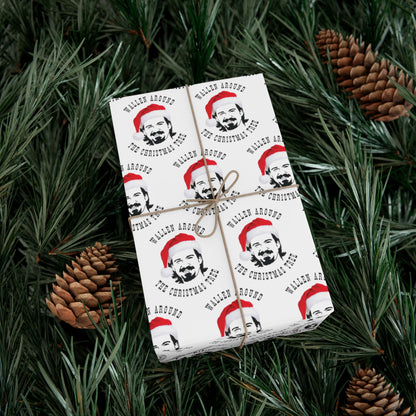 Morgan Wallen "Wallen Around The Christmas Tree" Christmas Wrapping Paper, Morgan Wallen Holiday Gift Wrap, Morgan Wallen Gift