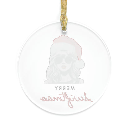 Merry Swiftmas Acrylic Ornament, Taylor Swift Ornament, Swiftie Gift, Taylor Swift Christmas Gift