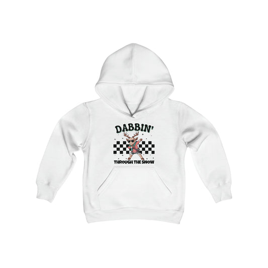 Youth Christmas Hoodie, Dabbin' Through The Snow, Kids Christmas Hoodie, Teen Christmas Hoodie, Boys Christmas Hoodie