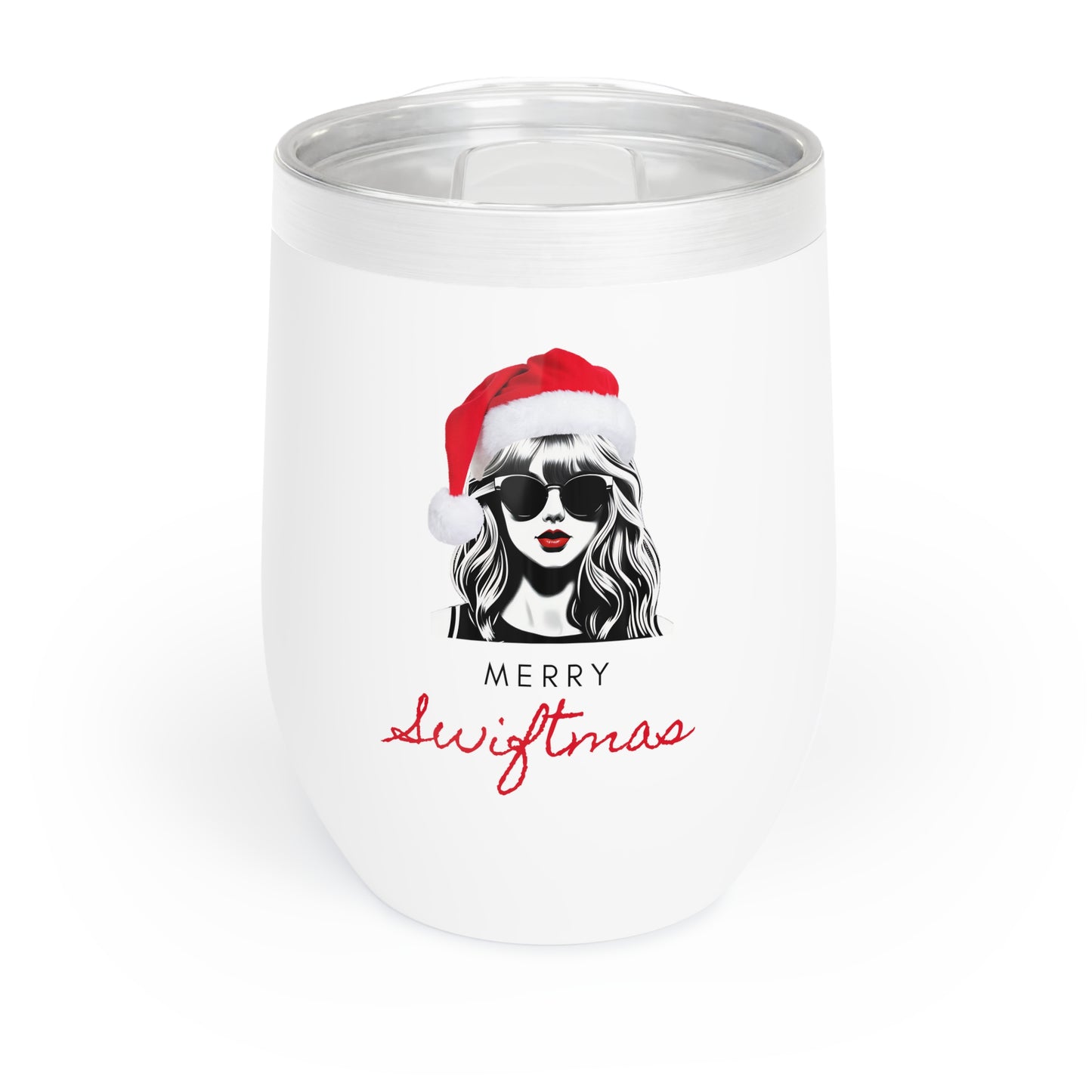 Merry Swiftmas Wine Tumbler, Swiftie Wine Tumbler, Taylor Swift Christmas Gift