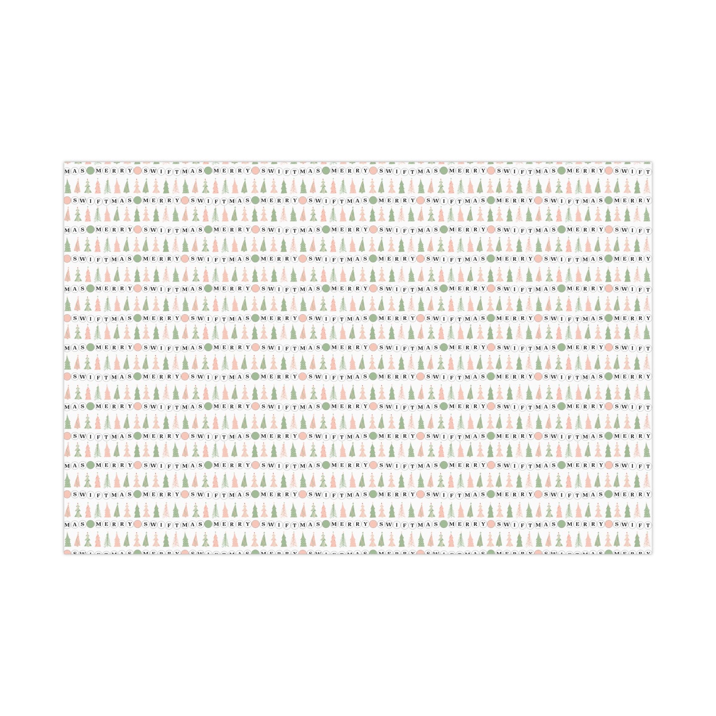 Taylor Swift "Merry Swiftmas" Christmas Wrapping Paper, Swiftie Eras Friendship Bracelet Wrapping Paper