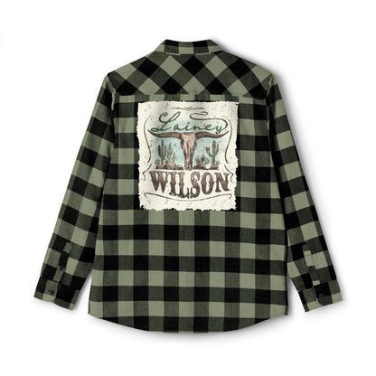 Upcycled Vintage Lainey Wilson Flannel Shirt, Lainey Wilson Shirt, Lainey Wilson Flannel