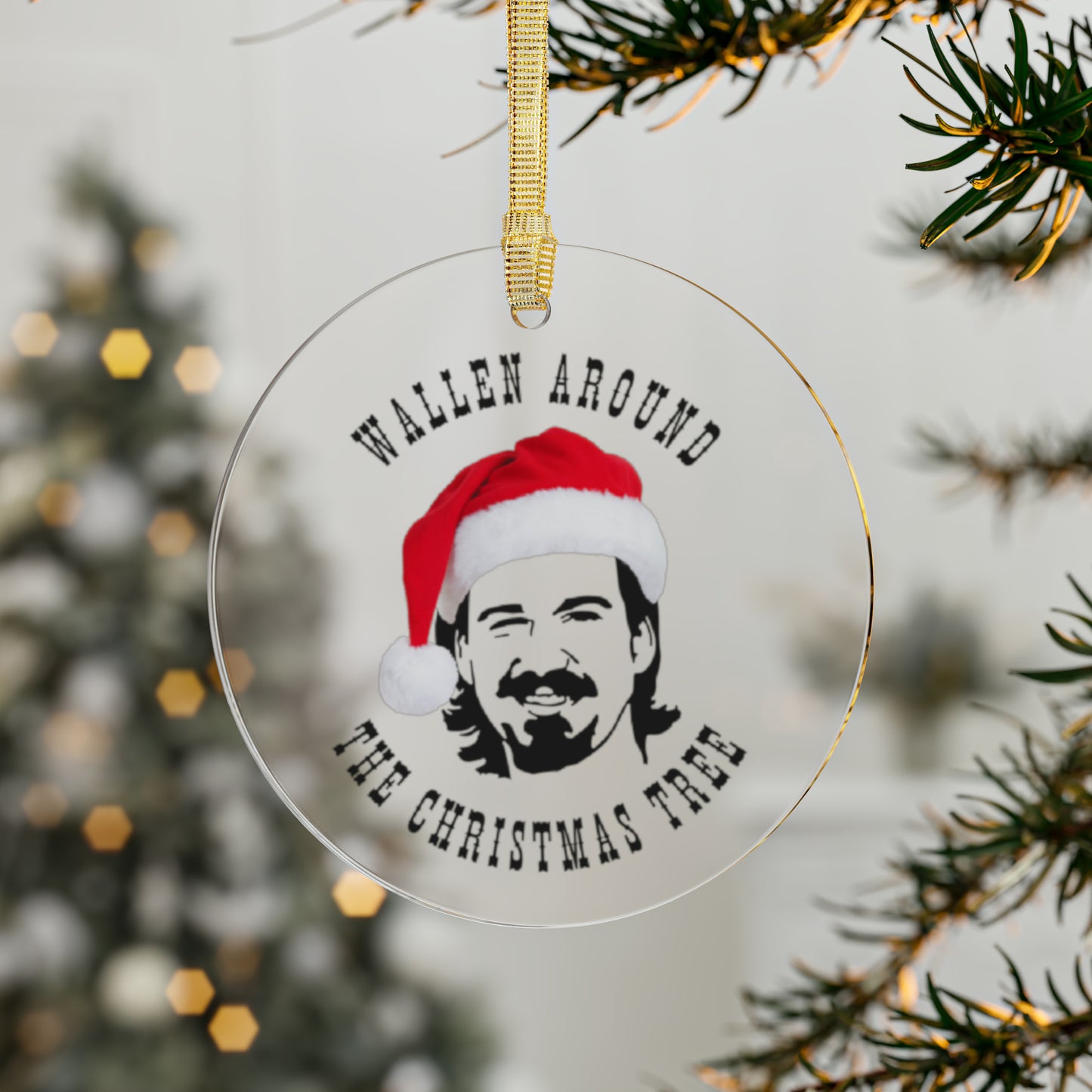 Morgan Wallen Christmas Ornament, Morgan Wallen Ornament, Morgan Wallen Gift, Morgan Wallen Christmas Gift