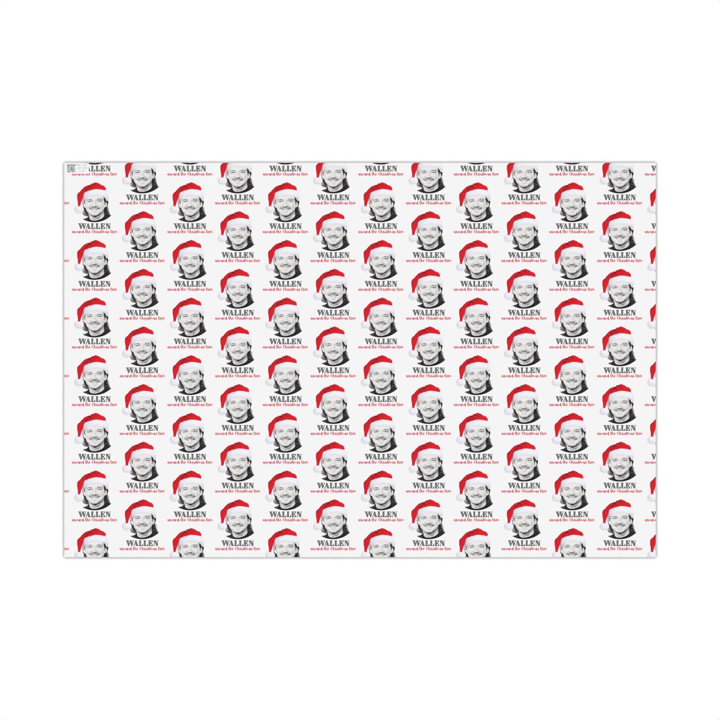 Morgan Wallen "Wallen Around The Christmas Tree" Christmas Wrapping Paper, Morgan Wallen Holiday Gift Wrap, Morgan Wallen Gift
