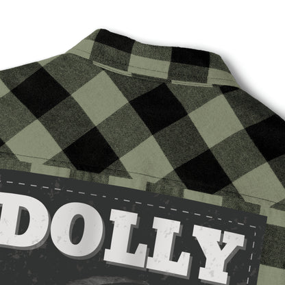 Upcycled Vintage Dolly Parton Flannel Shirt, Dolly Parton Flannel, Dolly Parton Fashion