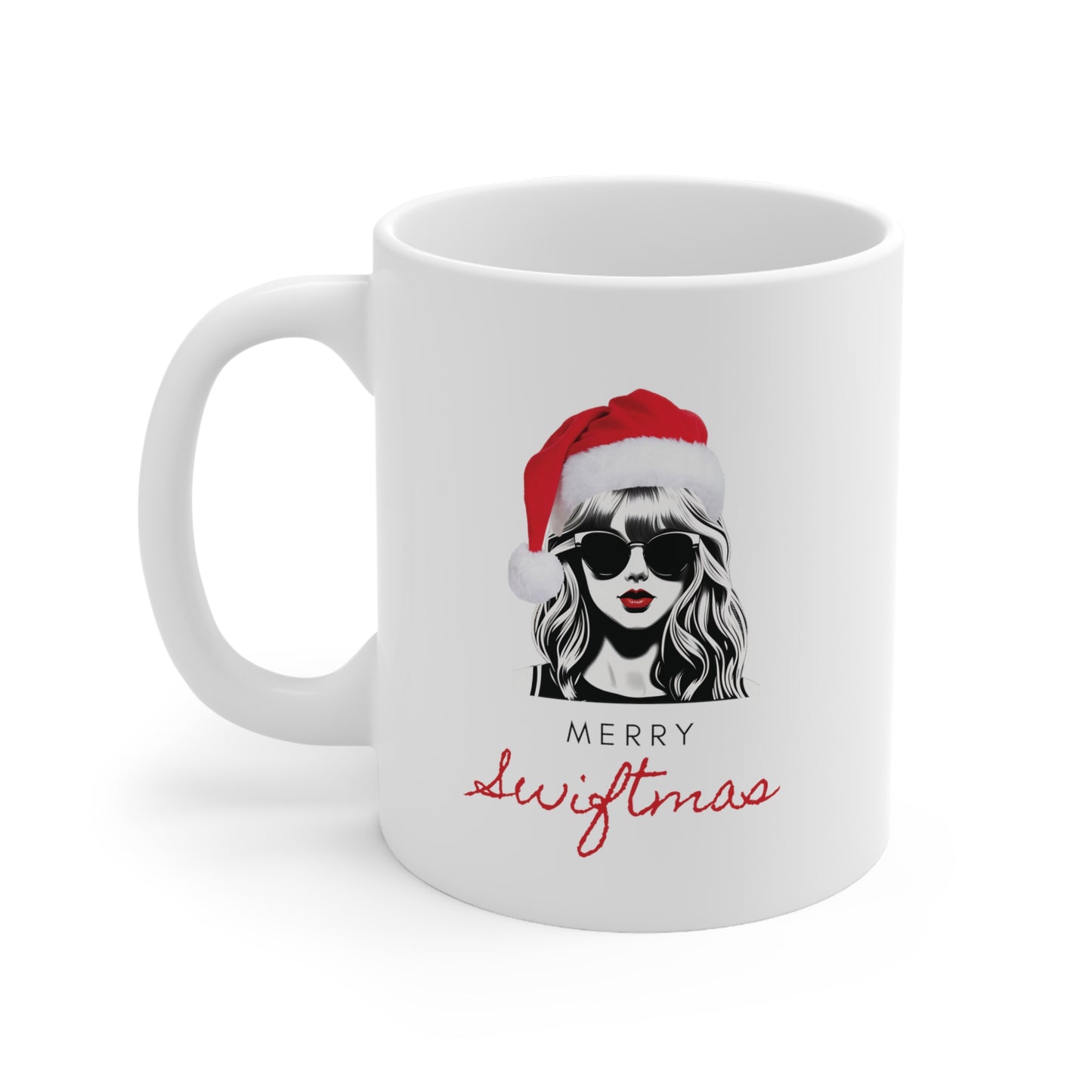 Merry Swiftmas Coffee Cup, Taylor Swift Coffee Cup, Swiftie Gift