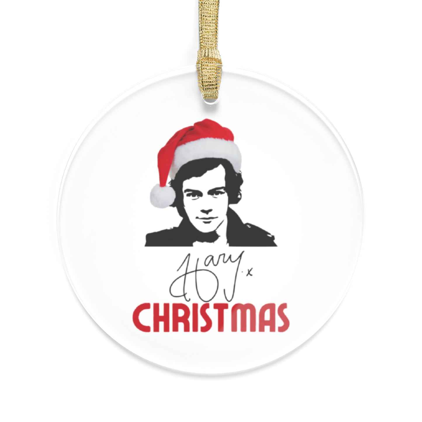 Harry Christmas Acrylic Ornament, Harry Styles Ornament, Harry Styles Gift, Harry Styles Christmas Gift