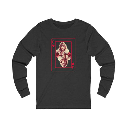 Taylor Swift Queen of Hearts Long Sleeve Women's T-Shirt