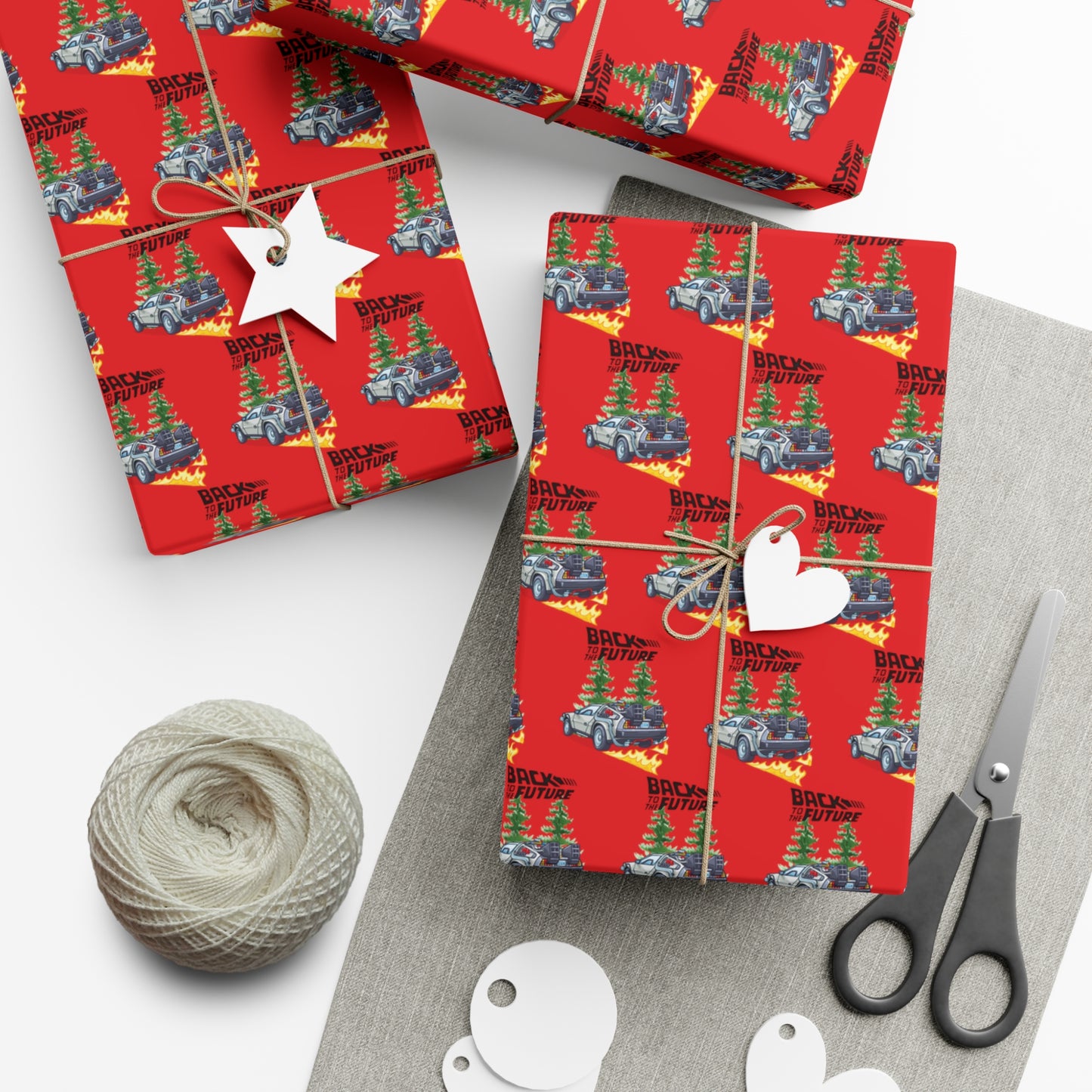 Back To The Future Wrapping Paper, Back To The Future Christmas Gift Wrap, Back To The Future Gift,