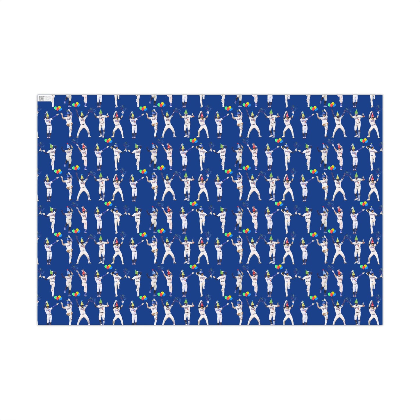 Boys in Blue Birthday Wrapping Paper - Celebration Dance Edition