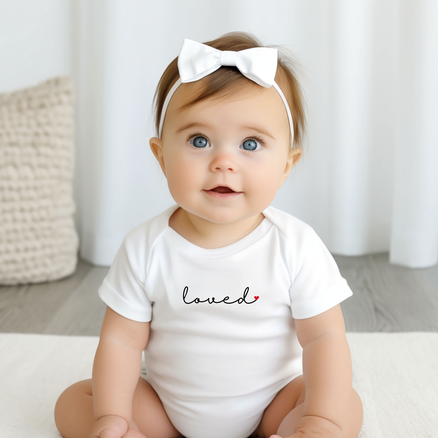 Loved Onsie, Baby Valentine's Onsie, Baby Valentine's Shirt, Baby Valentine's Shirt